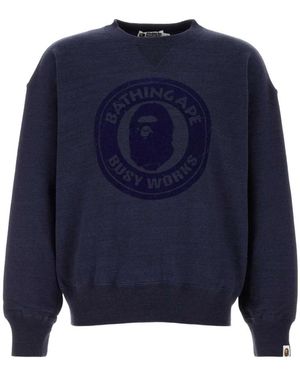 A Bathing Ape Sweatshirts - Blue