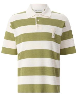 Ami Paris Polo Shirts - Green