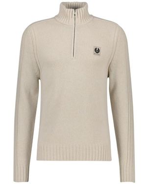 Belstaff Watch Quarter Zip Jumper - Grijs