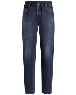Dolce & Gabbana Straight Jeans - Azul