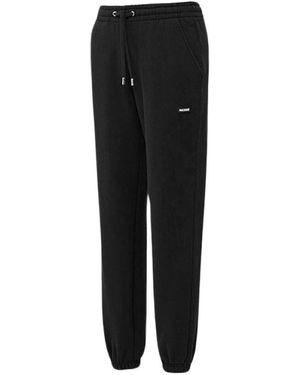 Mackage Broeken ,Zwart ,Katoen Presley Joggingbroek Met Elastische Tailleband En Zakken
