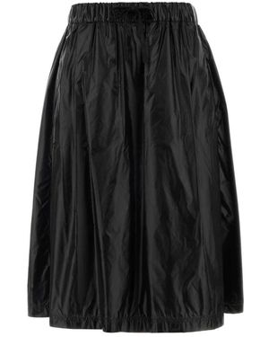 Herno Laminar Elastic-Waist Midi-Rock - Schwarz