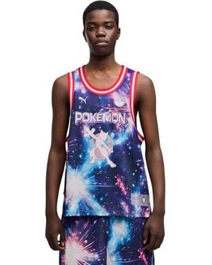 PUMA Fitness ,Veelkleurig ,Mouwloze Training Tops - Blauw