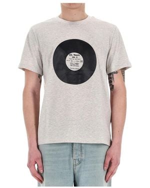 A.P.C. Vinyl T-Shirt - Grijs
