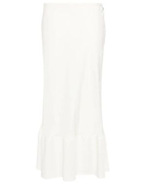 Lemaire Midi Skirts - White