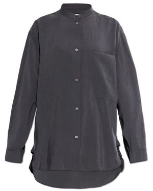Studio Nicholson Overhemden ,Grijs ,Donan Shirt - Blauw
