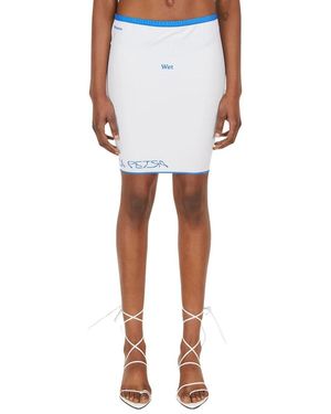 DI PETSA Short Skirts - White