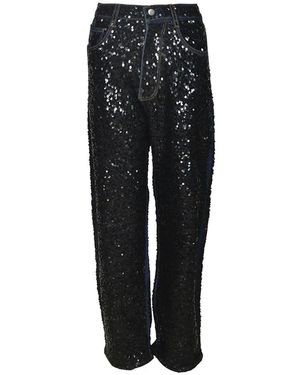 P.A.R.O.S.H. Straight Jeans - Negro