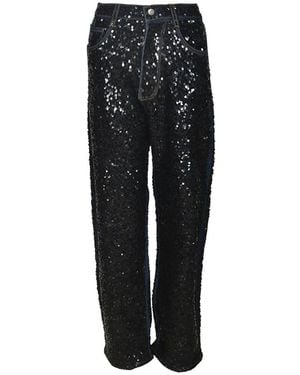P.A.R.O.S.H. Straight Jeans - Nero