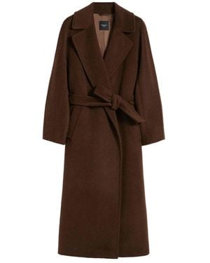 Weekend Belted Coats - Marrone