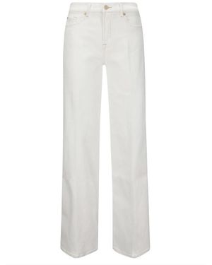7 For All Mankind Straight Fit Jeans - White
