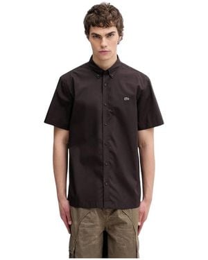 Lacoste Short Sleeve Shirts - Nero