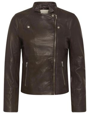 Part Two Leather Jackets - Negro