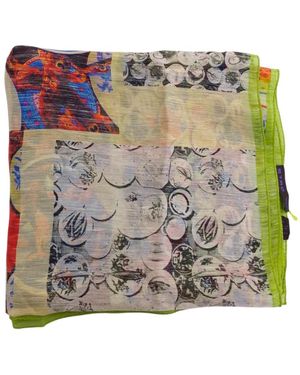 Etro Accessoires ,Veelkleurig ,Foulard 245 X 64 Cm - Metallic