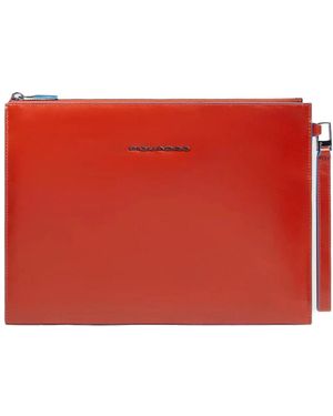 Piquadro Ac6510B2 Clutch Voor Ipad Mini - Rood