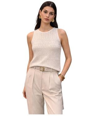 Akep Round-Neck Knitwear - Natural