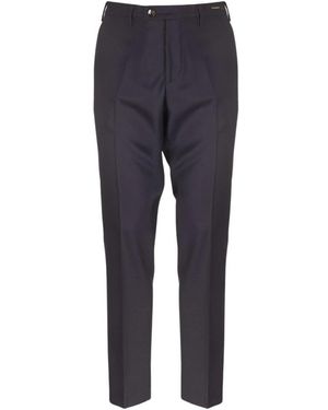 Michael Coal Broeken ,Blauw ,Leer Brad Pantalon