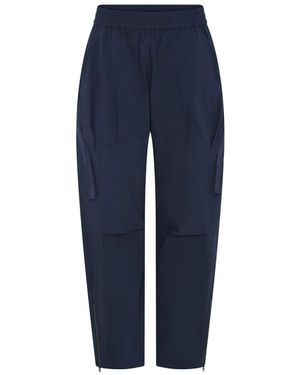 iN FRONT Marineblaue Hose Mit Coolen Details