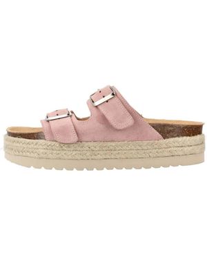 Frailera Sandalia Plataforma 2 Cuerdas - Pink
