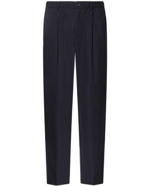 Herno Broeken ,Blauw ,Wol Chino's