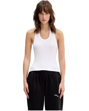 Vetements Halter-Top Aus Baumwolle - Weiß