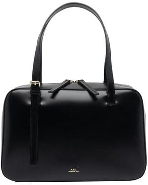A.P.C. Tassen ,Zwart ,Katoen Virginie Box Bag