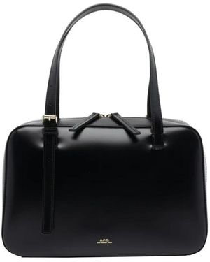 A.P.C. Tassen ,Zwart ,Katoen Virginie Box Bag