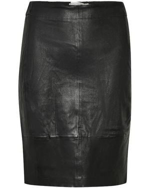 Inwear Leather Skirts - Black