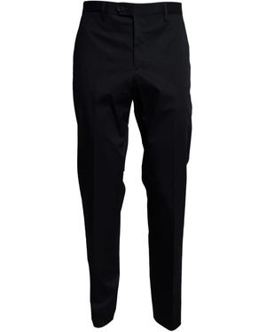 BRIGLIA Slim-Fit Trousers - Negro