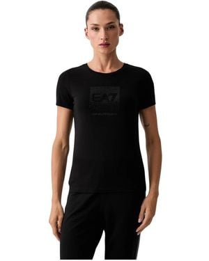 EA7 Logo Series T-Shirt - Schwarz