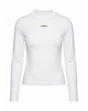 Jacquemus Long Sleeve Tops - Blanco