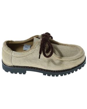 Maze Laced Shoes - Grey