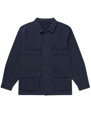 Denham Kinetic Denim Jacke Mit Mehreren Taschen - Blau