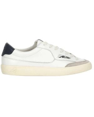 Autry Schoenen ,Wit ,Katoen Windscape Lage Sneakers