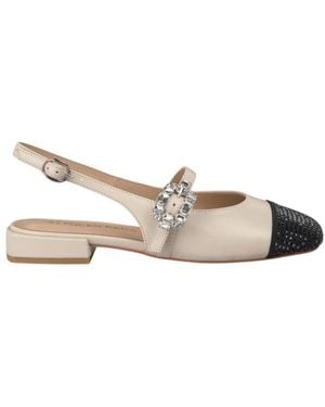 Alma En Pena. Ballerina Shoes - Natural