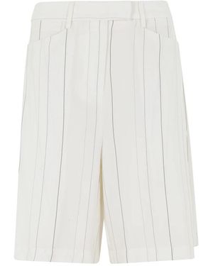 Semicouture Casual Shorts - White