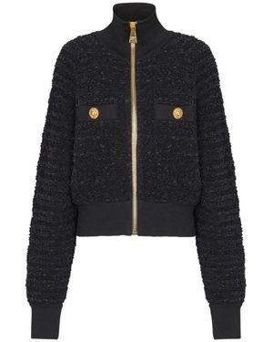 Balmain Zip-Throughs - Negro