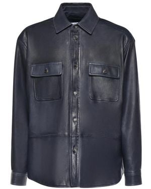 Loewe Leather Jackets - Blue