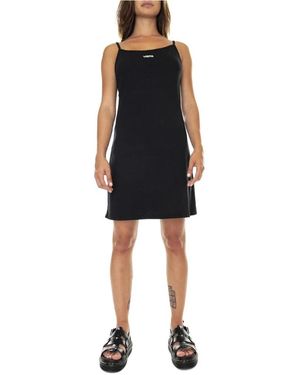 Vans Jurk Met Ronde Hals - Zwart