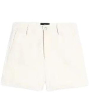 7 For All Mankind Trouser Short - Weiß