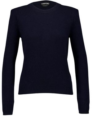 Tom Ford Round-Neck Knitwear - Azul