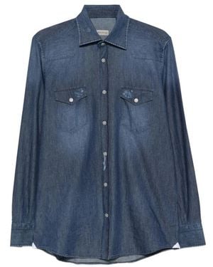 Sartorio Napoli Denim Shirts - Blue