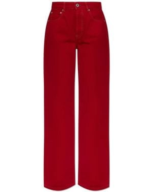 Ami Paris Rechte Jeans - Rood