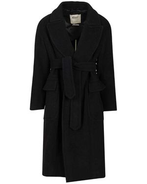 Valstar Belted Coats - Nero