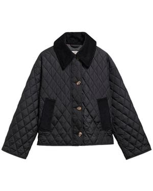 Barbour Jassen ,Zwart ,Katoen Moira Quilted Jacket