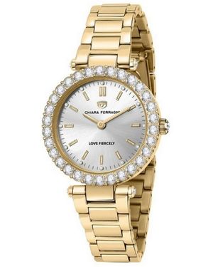 Chiara Ferragni Ladies Watch Quartz Stainless Steel - Metallic