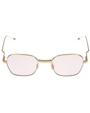 Thom Browne Titanium Rechthoekige Zonnebril - Meerkleurig