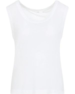 Co. Sleeveless Tops - Blanco