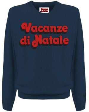 MC2 Saint Barth Round-Neck Knitwear - Blue