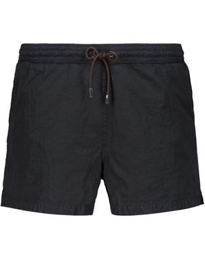 Moorer Schnelltrocknende Badeshorts Mit Kordelzug - Schwarz